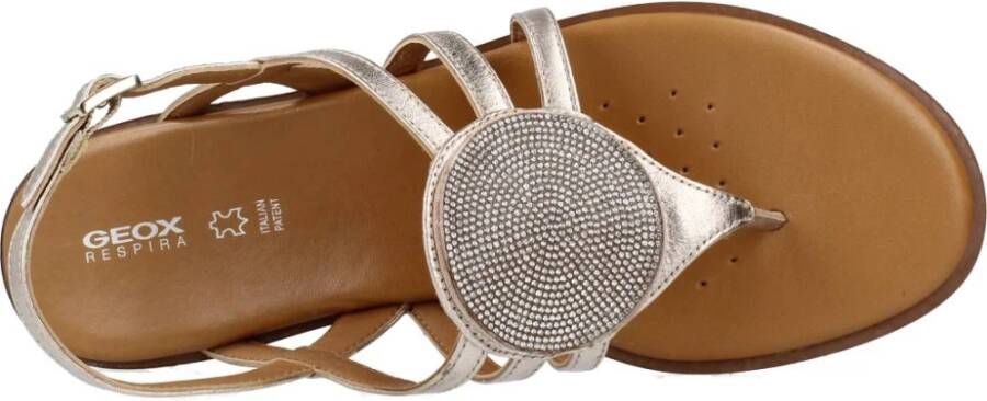 Geox Comfortabele Platte Sandalen
