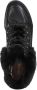 Geox Rubidia Leather Faux Fur Trim Trainers Zwart Dames - Thumbnail 8