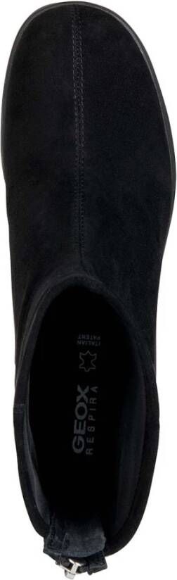 Geox Dames Suède Enkellaarzen Black Dames