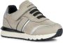 GEOX Fastics velcro elastiek sportieve sneakers beige - Thumbnail 3