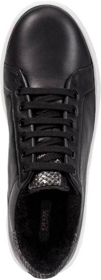 Geox Donkergrijze Sneakers voor Vrouwen Black Dames