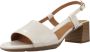 Geox Elegante High Heel Sandalen Beige Dames - Thumbnail 4