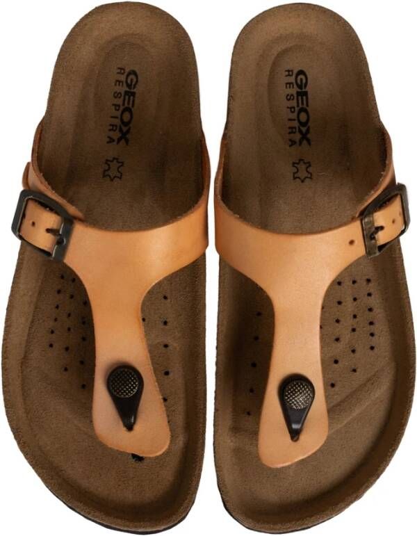 Geox Elegante Instap Sandalen Orange Dames