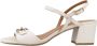 Geox Beige Platte Sandalen voor Vrouwen Beige Dames - Thumbnail 4