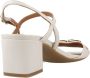 Geox Beige Platte Sandalen voor Vrouwen Beige Dames - Thumbnail 5