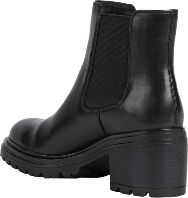 Geox Enkellaarsjes Black Dames