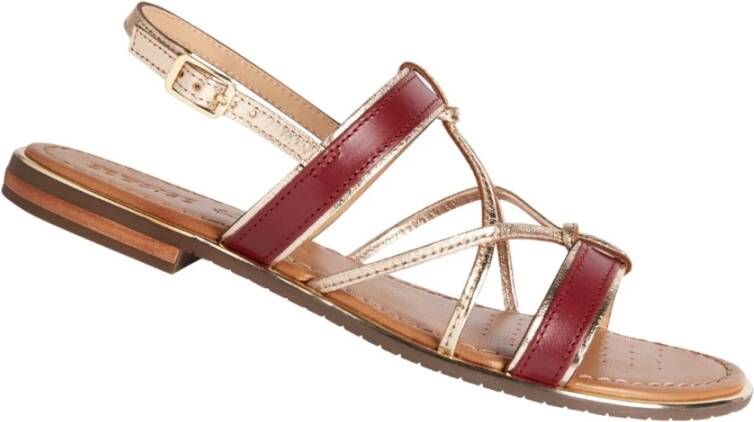 Geox Flat Sandals Beige Dames