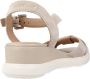 Geox Comfortabele platte sandalen voor vrouwen Beige Dames - Thumbnail 3