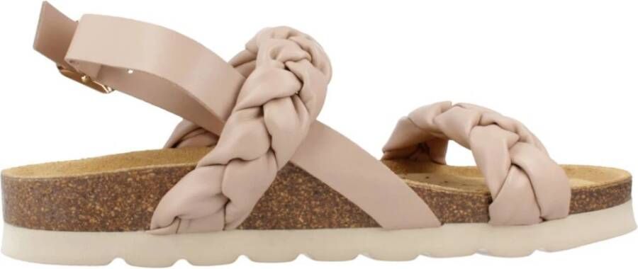 Geox Flat Sandals Beige Dames