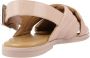 Geox Stijlvolle Platte Sandalen Beige Dames - Thumbnail 4