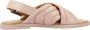 Geox Stijlvolle Platte Sandalen Beige Dames - Thumbnail 5