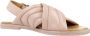 Geox Stijlvolle Platte Sandalen Beige Dames - Thumbnail 6