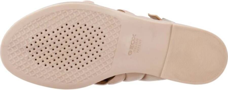 Geox Flat Sandals Beige Dames