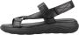 Geox Comfortabele platte sandalen voor vrouwen Black Dames - Thumbnail 4