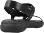 Geox Comfortabele platte sandalen voor vrouwen Black Dames - Thumbnail 5
