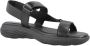 Geox Comfortabele platte sandalen voor vrouwen Black Dames - Thumbnail 6