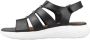 Geox Comfortabele platte sandalen voor vrouwen Black Dames - Thumbnail 6
