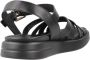 Geox Stijlvolle Platte Sandalen voor Vrouwen Black Dames - Thumbnail 6