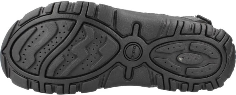 Geox Flat Sandals Black Heren