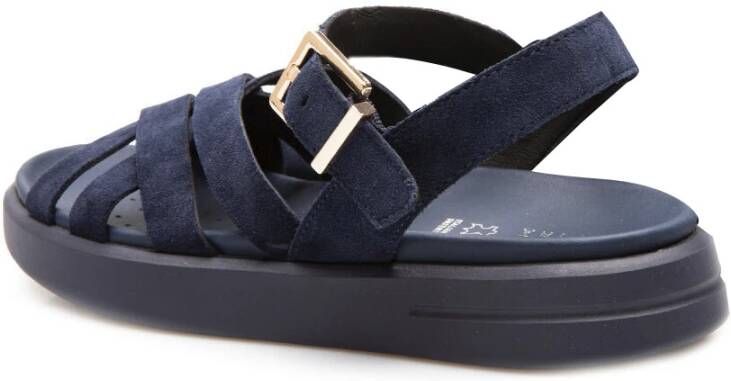 Geox Flat Sandals Blauw Dames