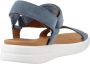 Geox Flat Sandals Blue Dames - Thumbnail 5