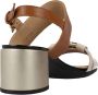 Geox Elegante Mid Heel Sandalen Black Dames - Thumbnail 4