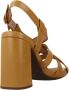 Geox Hoge hak sandalen Brown Dames - Thumbnail 4
