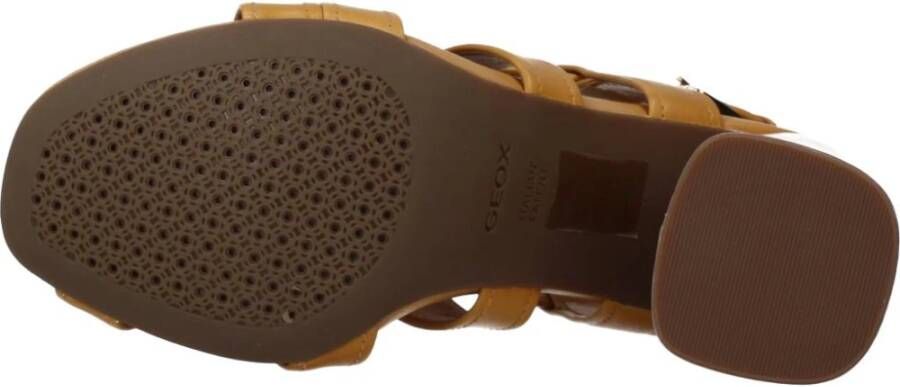 Geox Flat Sandals Brown Dames