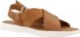 Geox Stijlvolle platte sandalen voor vrouwen Brown Dames - Thumbnail 7