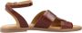 Geox Stijlvolle platte sandalen voor vrouwen Brown Dames - Thumbnail 5