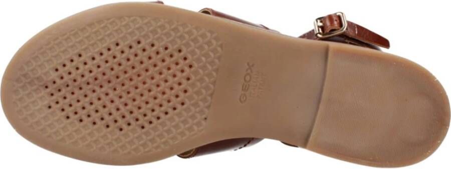 Geox Flat Sandals Brown Dames