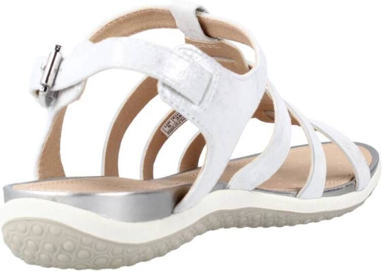 GEOX D72R6A Platte sandalenDames Sandalen Wit beige - Foto 15