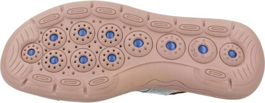 Geox Comfortabele platte sandalen voor vrouwen Multicolor Dames
