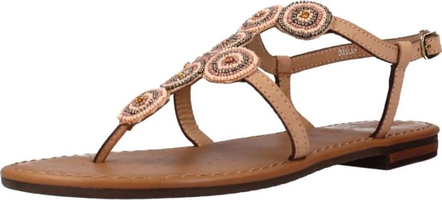 Geox Flat Sandals Pink Dames