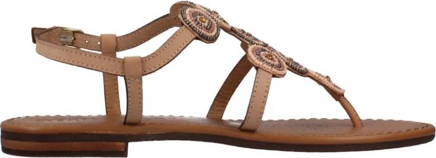 Geox Flat Sandals Pink Dames