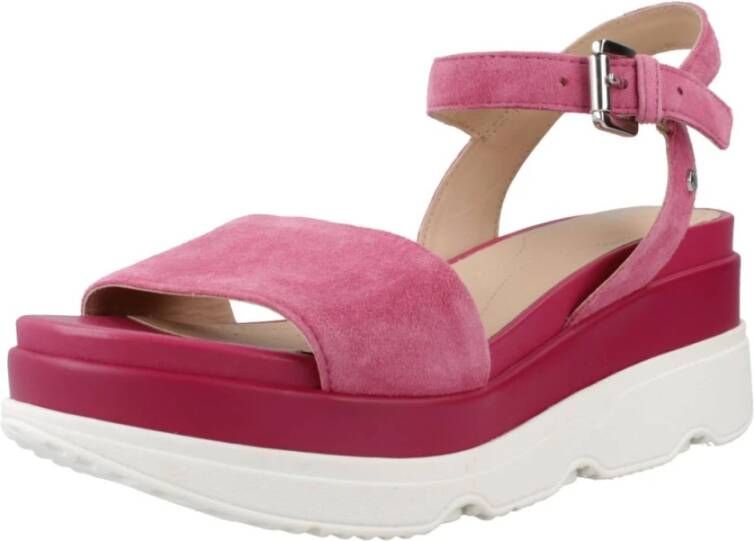 Geox Flat Sandals Pink Dames