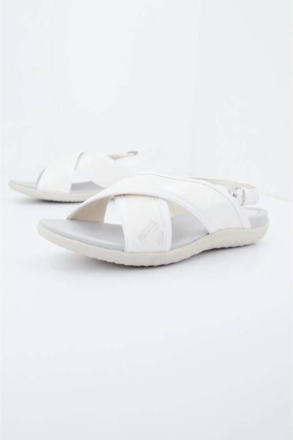 Geox Flat Sandals White Dames