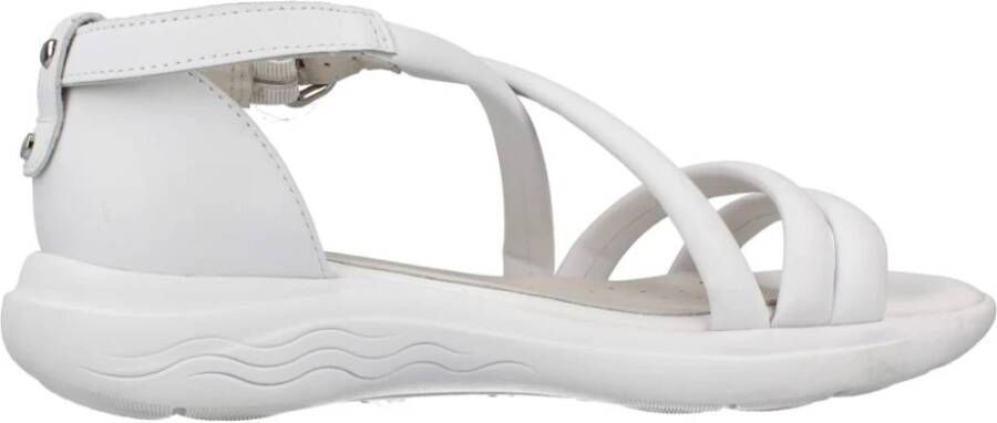 Geox Flat Sandals White Dames