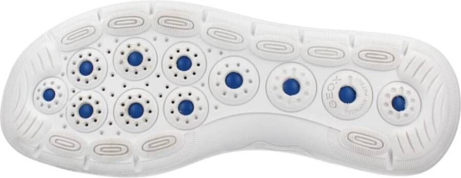 Geox Stijlvolle Platte Sandalen voor Vrouwen White Dames