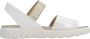 Geox Comfortabele platte sandalen voor vrouwen White Dames - Thumbnail 5
