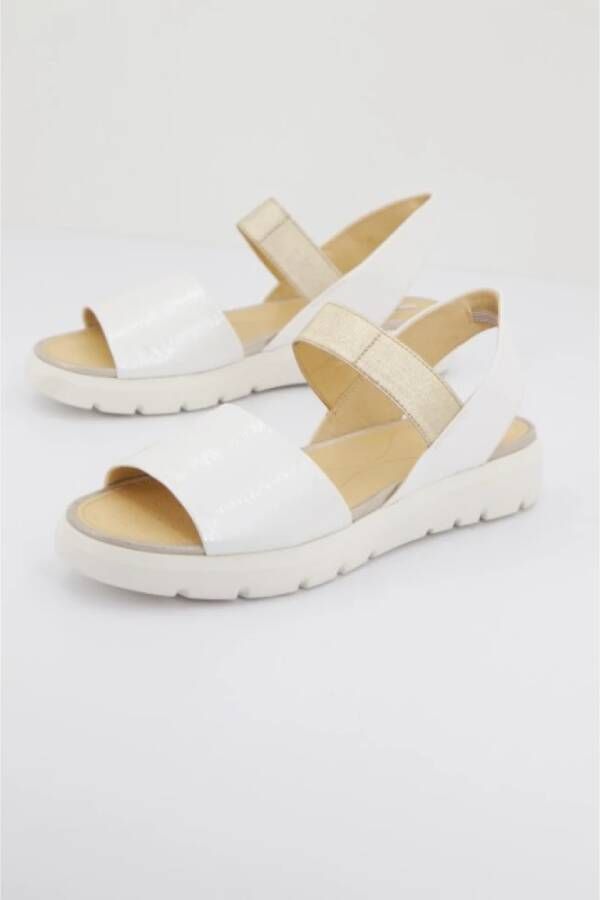 Geox Flat Sandals White Dames