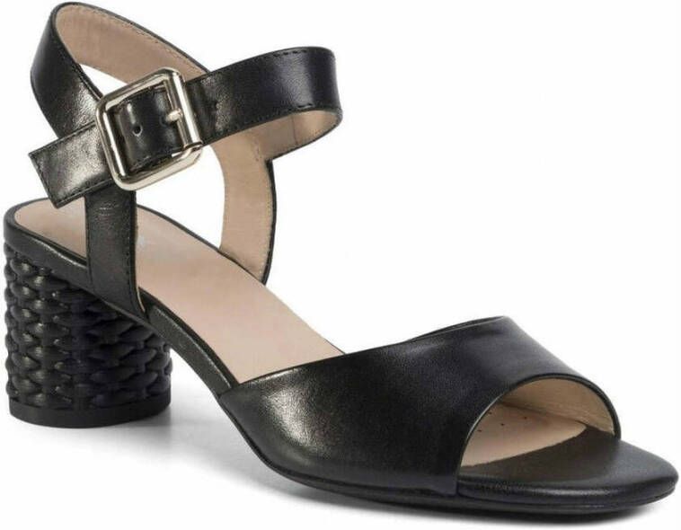 Geox black elegant open sandals Zwart Dames