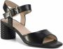 Geox black elegant open sandals Zwart Dames - Thumbnail 7