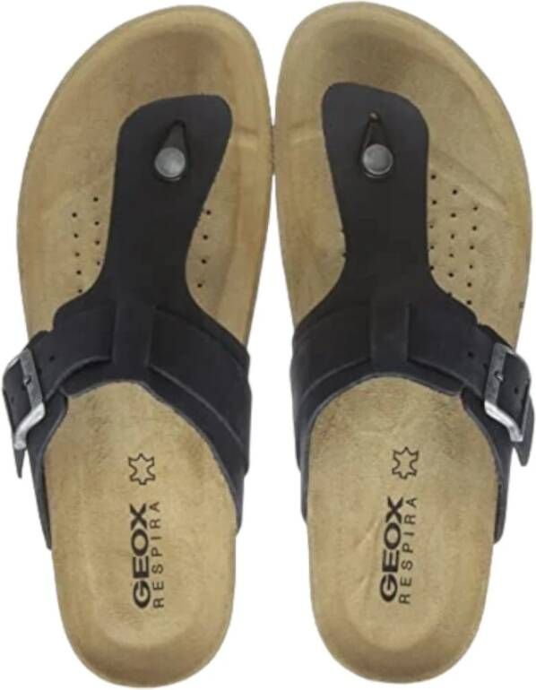 Geox Flip Flops Zwart Unisex