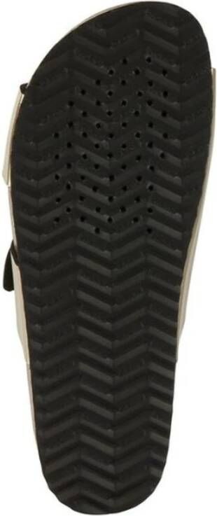 Geox Gouden Platte Sandalen voor Vrouwen Yellow Dames
