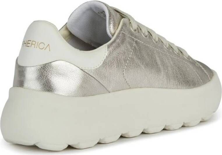 Geox Gouden Sneakers Ec4.1 voor Vrouwen Gray Dames