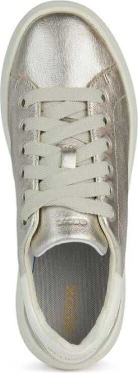Geox Gouden Sneakers Ec4.1 voor Vrouwen Gray Dames