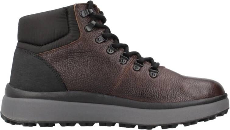 Geox Granito Veterschoenen met Grip Brown Heren