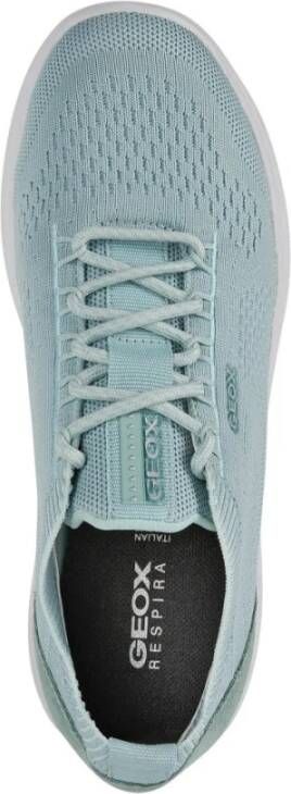Geox Groene Veterschoenen voor Vrouwen Green Dames