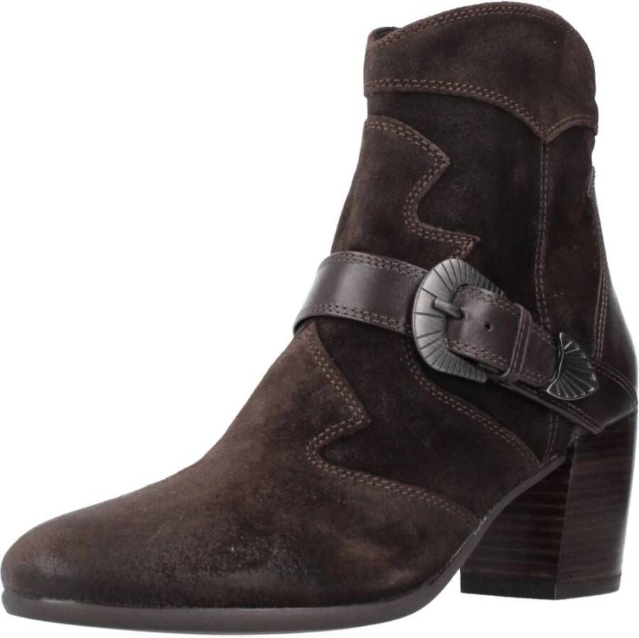 Geox Heeled Boots Brown Dames